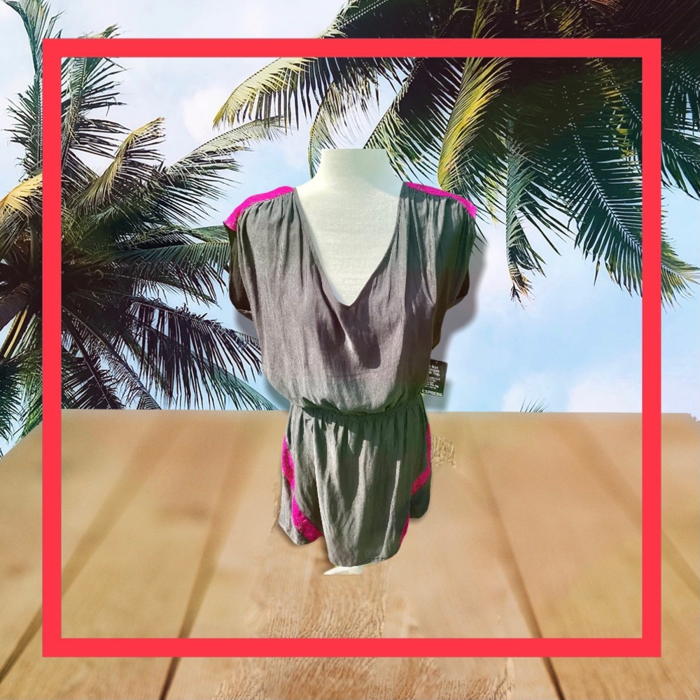 Express Minimalist Slip Dress, Size Large